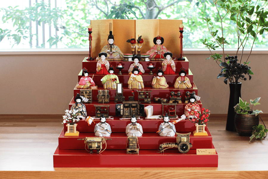 木目込み雛人形を飾り方で選ぶ｜段飾り | 雛人形のひととえ
