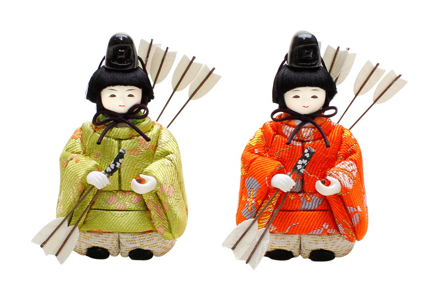 木目込み雛人形　祝 - いわい - 11号　随身