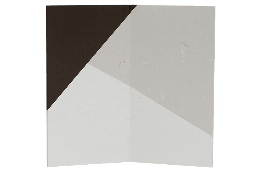 和紙屏風　静影 - 二曲（小）