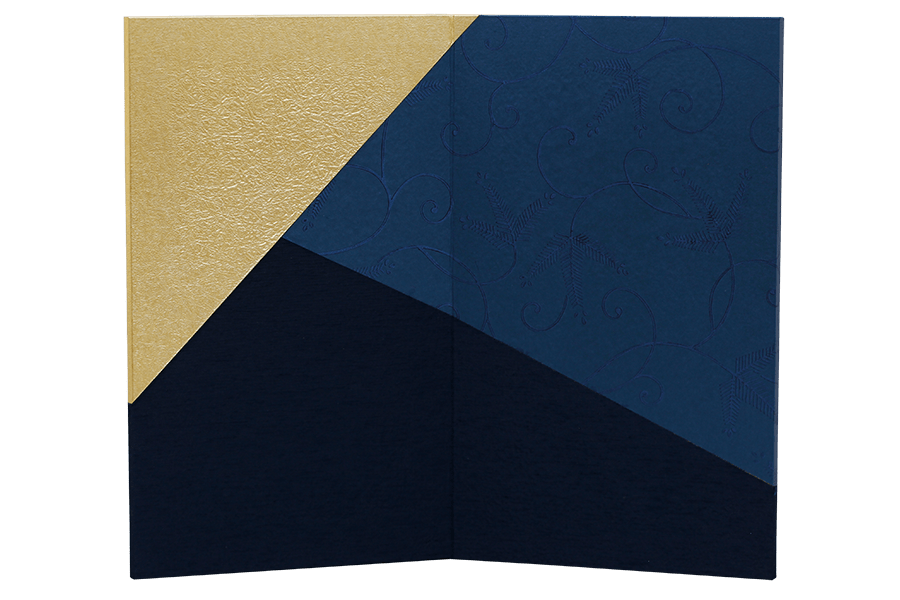 和紙屏風　光彩 - 二曲（中）