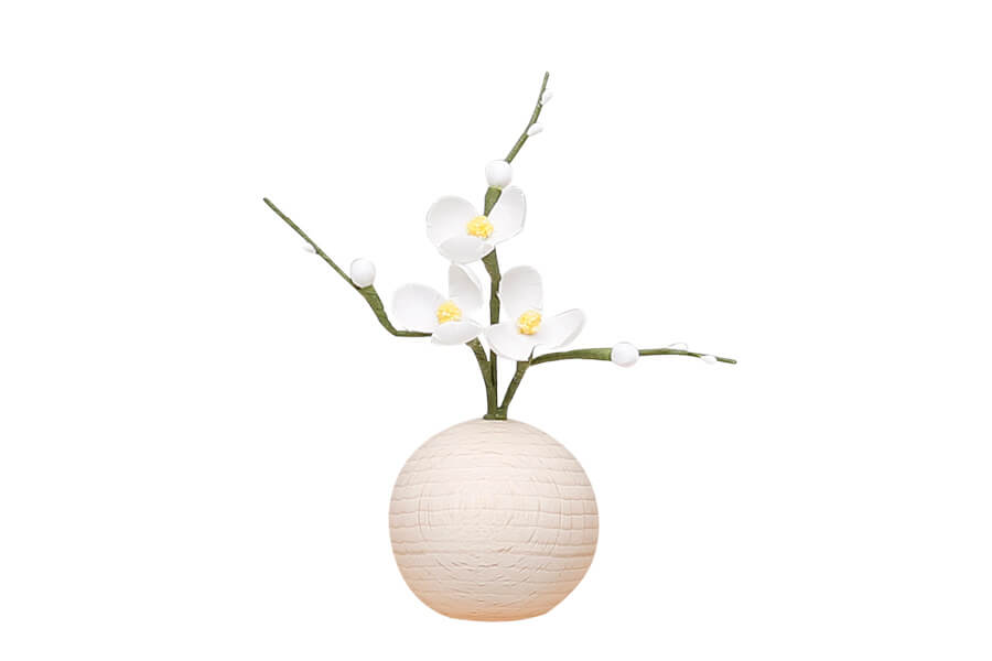 球 - 沢瀉の花 - 白木