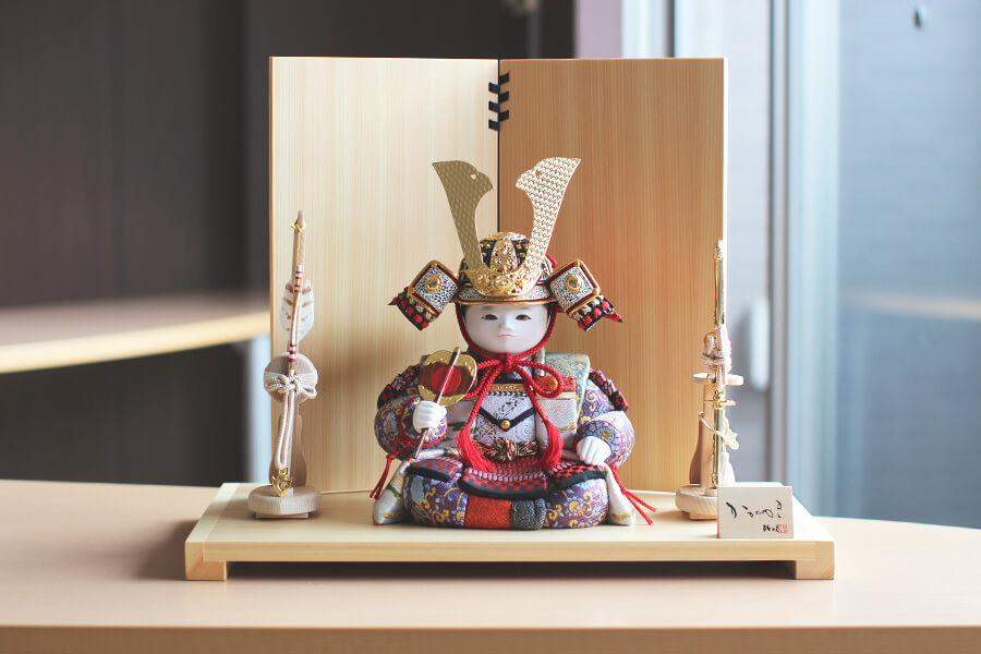 五月人形　新 - あらた - 檜屏風