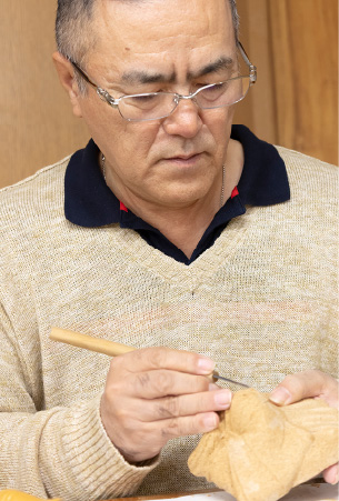 人形工房ひととえ代表　木目込み原型師 松永 隆志